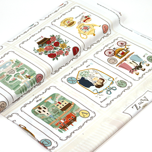 Jane Austen A-Z Soft Book Panel 3