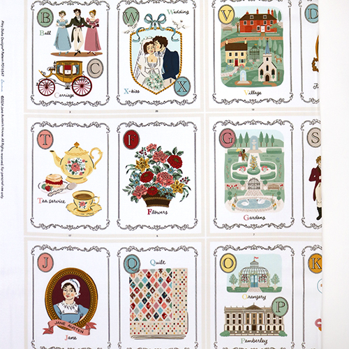 Jane Austen A-Z Soft Book Panel 4