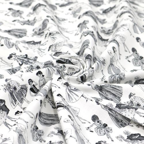 Moda Vintage Barbie En Blanco Y Negro Tonal 2