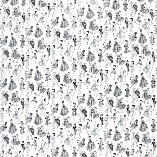 Moda Vintage Barbie En Blanco Y Negro Tonal 4