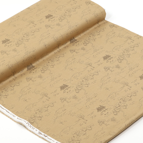 Winnie The Pooh Mappa Del Bosco Dei Cento Acri Marrone 3