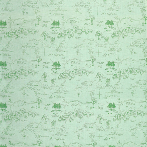 Winnie The Pooh Mappa Del Bosco Dei Cento Acri Color Crema 4