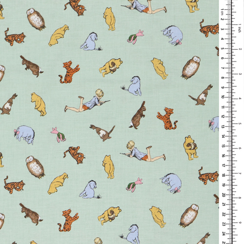 Winnie Pooh Amigos Personajes Verde 1