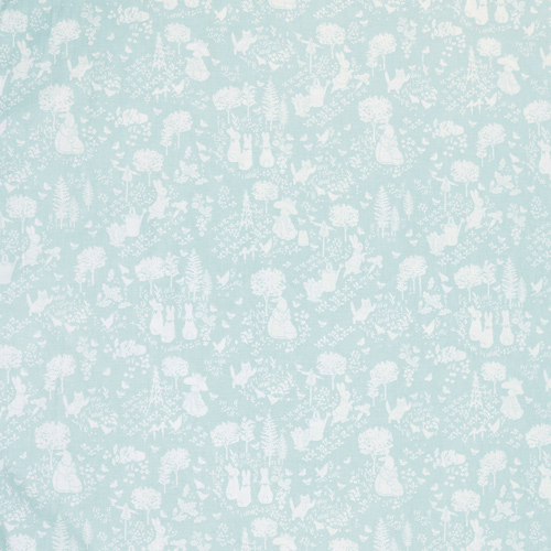 Peter Rabbit Benjamin Bunny Tonal Garden Blue 4