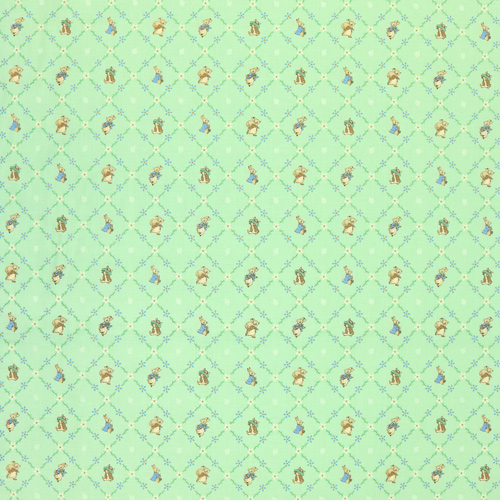 Peter Rabbit Benjamin Bunny Grazioso Reticolo Verde 4