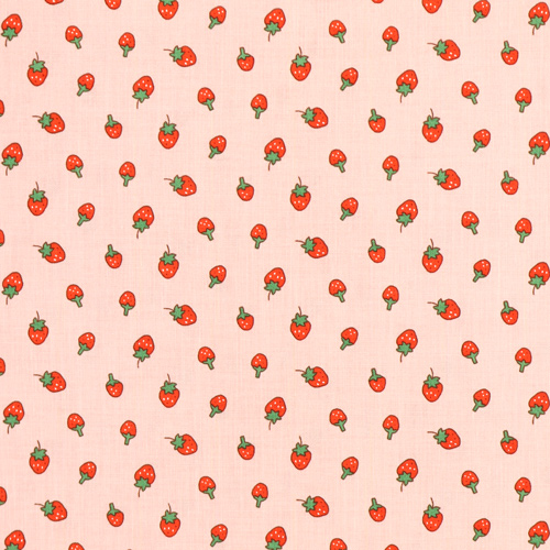 Whimsical Cute Strawberries Pink Serendipity 2