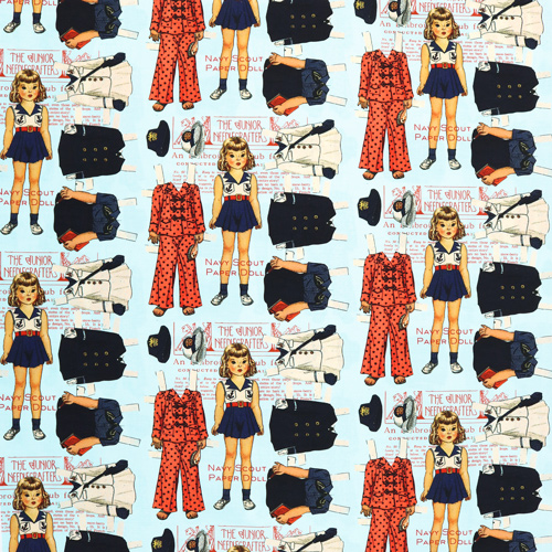 Sew America Vintage Navy Scout Paper Doll Blue 4