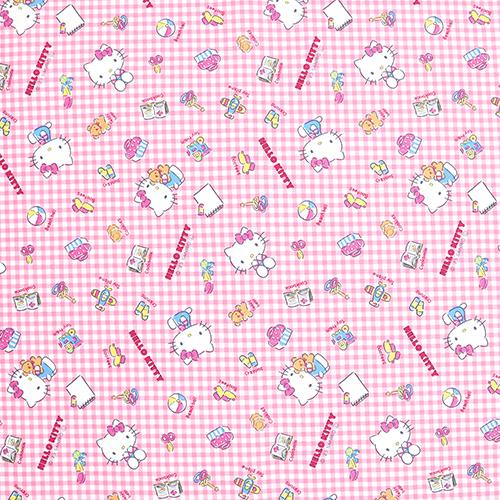 Gingham Hello Kitty Tela de Sanrio