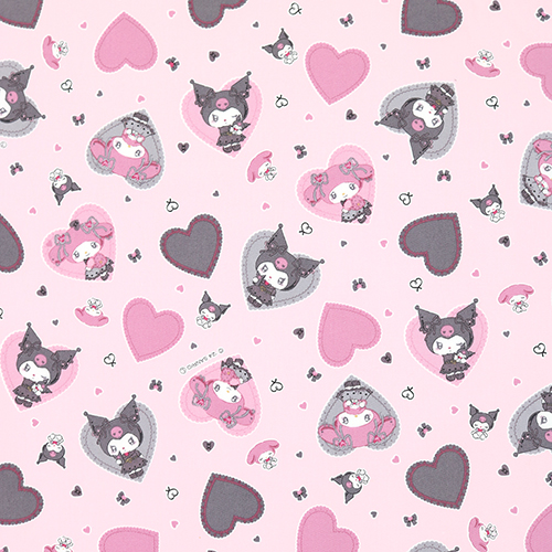 My Melody Kuromi Dolly Schleife Herz Stoff von Sanrio