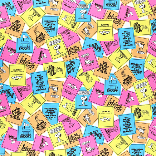 Snoopy Quote Cards 75th Anniversary Multi 4