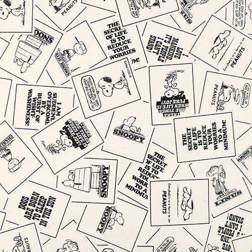 Snoopy Zitatkarten 75. Jubiläum Naturfarben