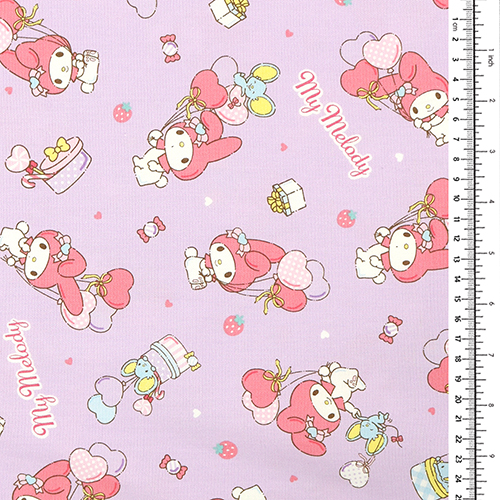 My Melody Heart Gift Balloon Purple 1