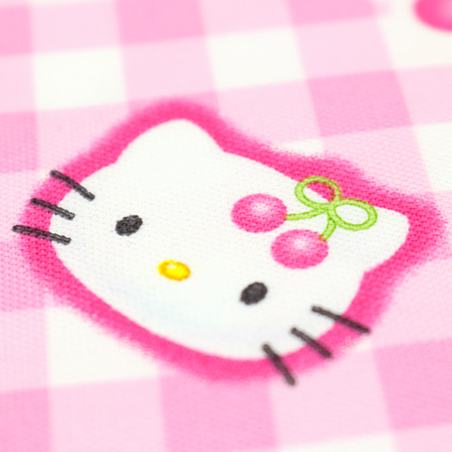 Hello Kitty Estampado De Cuadros Vichy Con Cerezas 5