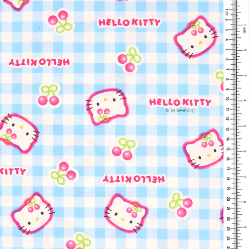Hello Kitty Kirsch-Gingham-Karo 1