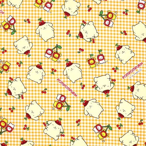 Pom Pom Purin Picnic De Cerezas Con Cuadros Vichy