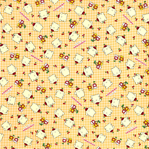 Pom Pom Purin Vichy-Karo Kirsch-Picknick 4