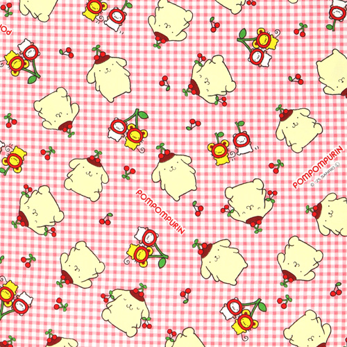 Pom Pom Purin Picnic Con Ciliegie A Quadretti Vichy