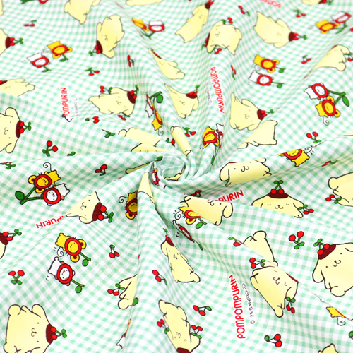 Pom Pom Purin Gingham Cherry Picnic 2