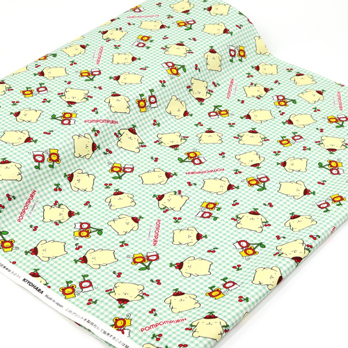Pom Pom Purin Gingham Cherry Picnic 3