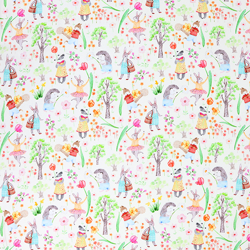 Pueblo Del Conejito De Primavera Hippity Hop Pascua 4