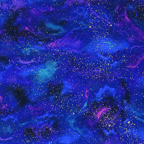 Galaxie Cosmique Ciel Étoilé Métallique