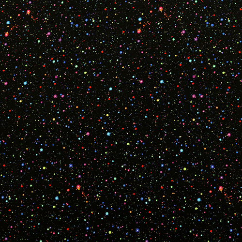 Galassia Colorata con Punti nello Spazio 4