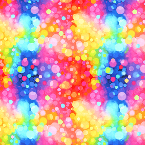 Ätherisches Leuchten Regenbogen-Perlenpunkte