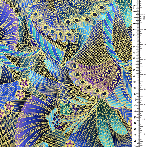 Imperatrice Piuma Metallica Astratta 1