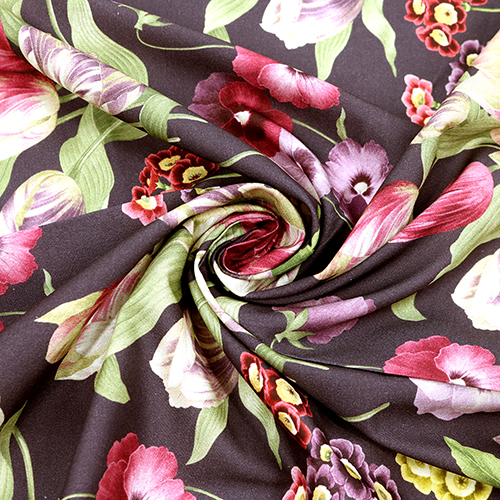 Vintage Botanische Tulpen Stiefmütterchen Strauß 2