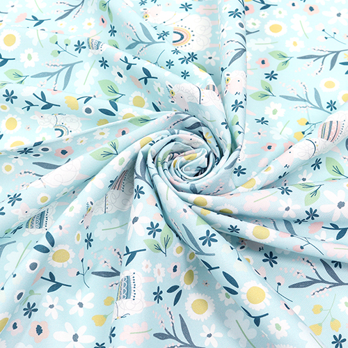 Llama Pastel Spring Gargen Flowers 2