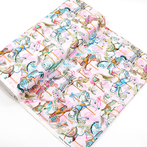 Vintage Nostalgic Pretty Carousel Horses 3