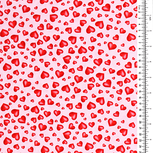 Red Valentine Love Hearts All Over 1