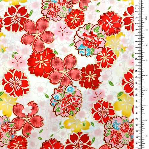 Gold Patterned Cherry Blossom 1