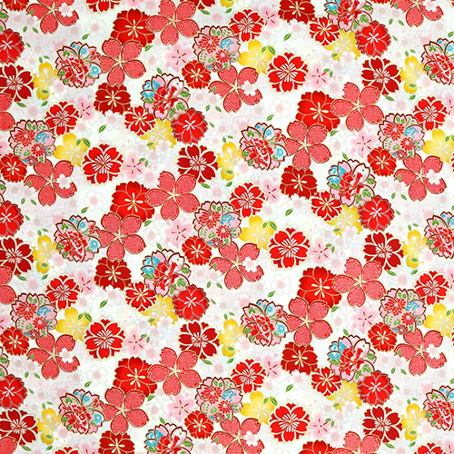 Gold Patterned Cherry Blossom 4