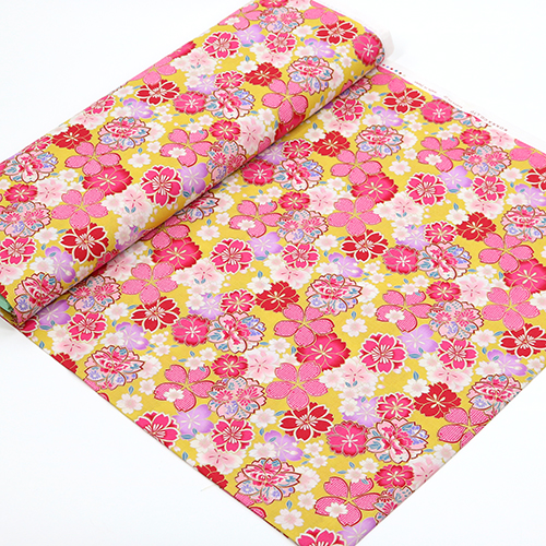 Flores de Cerezo Estampadas en Oro 3