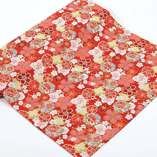 Fleurs de Cerisier à Motifs Dorés 3