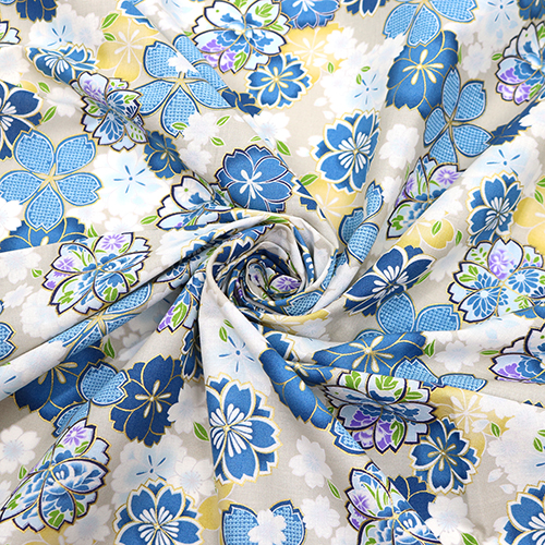 Fleurs de Cerisier à Motifs Dorés 2