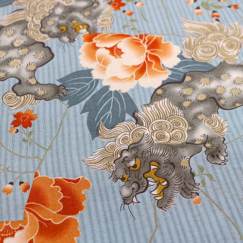 Japanese Lion Foo Dog and Peony 5