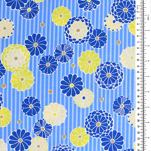 Cute Retro Chrysanthemum Stripe 1