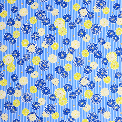 Cute Retro Chrysanthemum Stripe 4