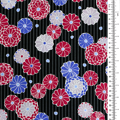Niedlicher Retro Chrysanthemen Streifen 1
