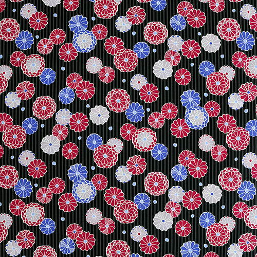 Niedlicher Retro Chrysanthemen Streifen 4