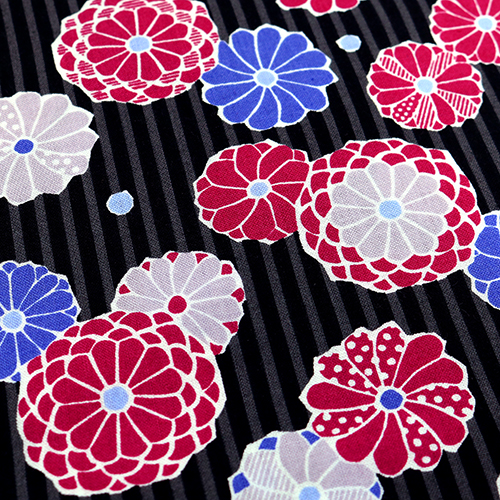 Niedlicher Retro Chrysanthemen Streifen 5