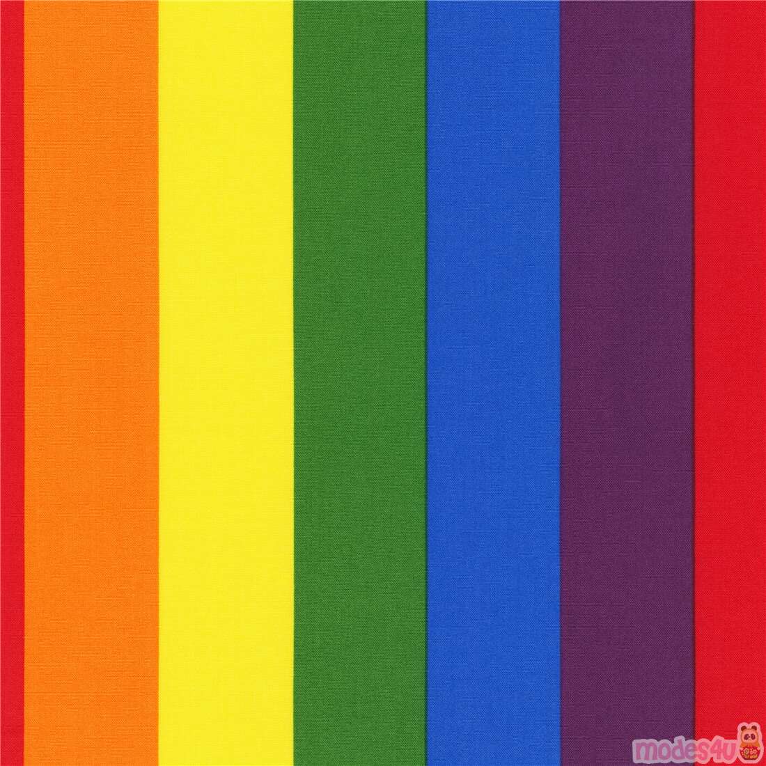 Robert Kaufman colorful rainbow stripe fabric - modeS4u