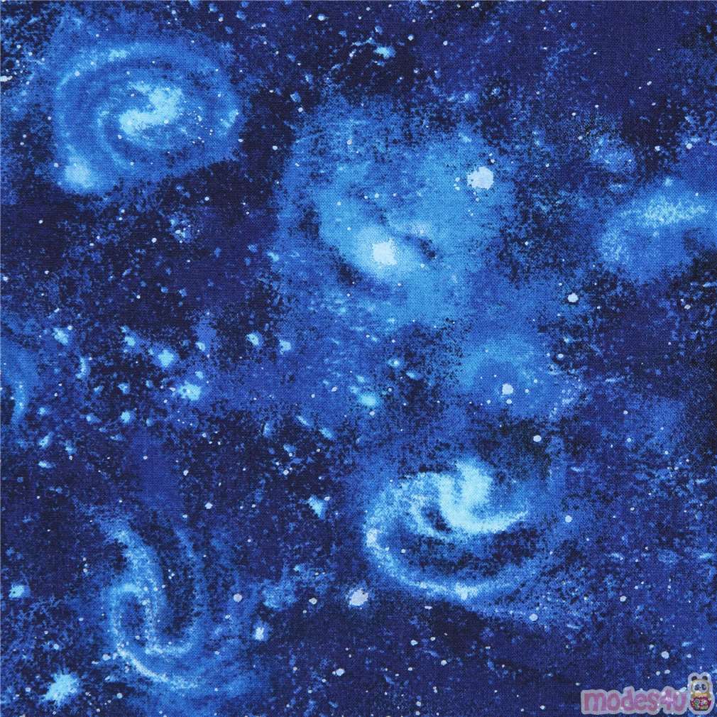dark blue Robert Kaufman galaxy outer space fabric Stargazers modeS4u