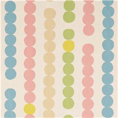 Abacus Oxfordstoff weie Baumwolle rosa blaue grne Punkte Stoff von Cosmo