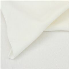 Tissu jersey velours Avalana par Stof Fabrics crme clair uni (coupon)