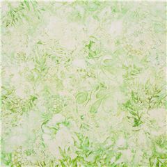 Tissu vert clair avec des fleurs dans un dgrad de vert Tissu par Quilting Treasures