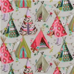 Tipis Colors Prairie Florale Tissu par Stof France