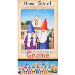 Stoff mit bunten Zwergen Gromotiv Stoff von Quilting Treasures